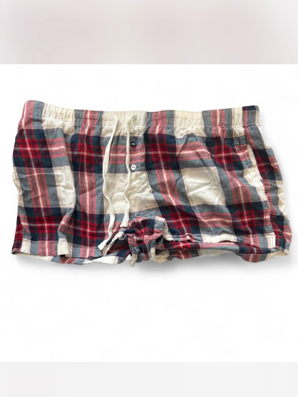 Target Plaid Cotton Drawstring Women’s Shorts